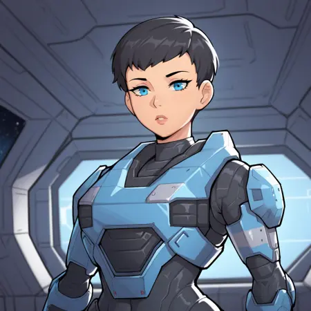 Kat-b320 [ Halo: Reach ] [ PXL / illustrious ] by Leaf