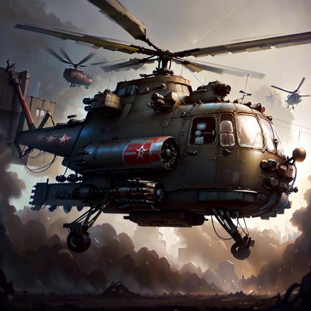 <lora:SovietPunkAIv2:.85>  SovietPunkAI helicopter