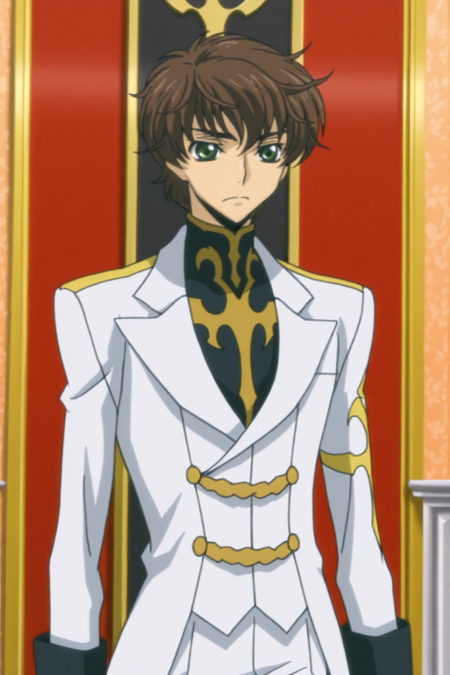 [COMMISSION] Code Geass | Kururugi Suzaku illustrious[White outfit]