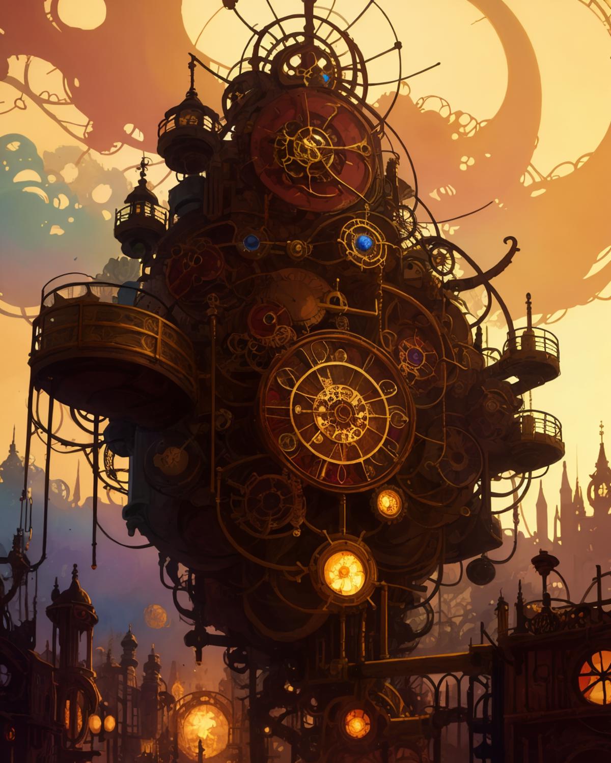 Steampunk(Victorian Age)style image by oosayam