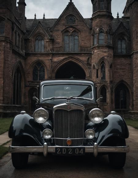 Gothic style <lora:ADM C-Car :1>,A.D.M. Cooper,car,classic,cars, . Dark, mysterious, haunting, dramatic, ornate, detailed