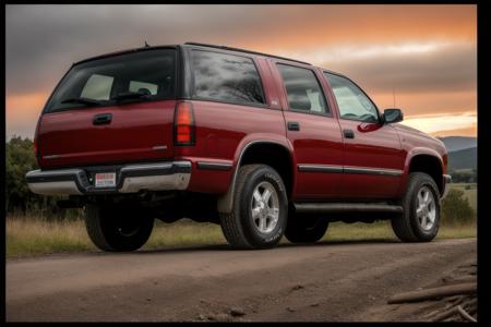 ((chvrltth))  <lora:chvrltth:.8>  analog gloomy photo of a (dark red), ((three quarter view)), (dark sunset), driving on a dirt road, (dilapidated town), ((horror movie)), slasher film, texas chainsaw massacre, amish cult, film grain, retro, High Detail, Sharp focus, ((photorealism)), realistic, best quality, 8k, award winning, dramatic lighting, epic, cinematic, masterpiece <lora:add_detail:1>