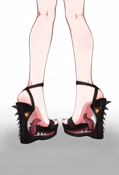 Mimic Heels - Mimic Shoes - Clothing IllustriousXL - Noob LORA