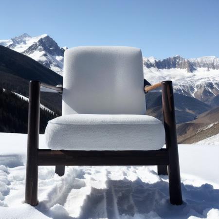 hxy chair,<lora:hxy_chair:0.8>,shadow,high detail,snowy mountain peak,, (((masterpiece))),(((best quality))),((ultra-detailed))