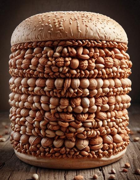 burger nutstylesnut <lora:NutsNutsStyleXL:1>