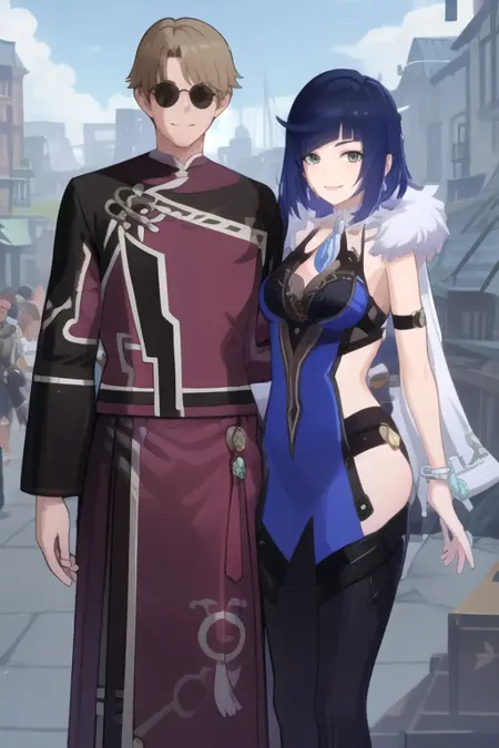 Skott x Yelan (Honkai Star Rail x Genshin Impact)