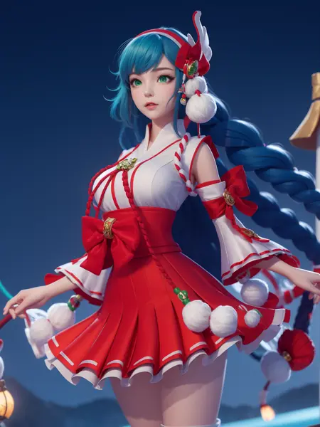 王者荣耀_大乔_伊势巫女_Honor of kings_Da Qiao