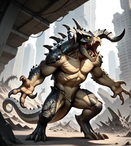 Deathclaw for [PonyXL|Illustrious]