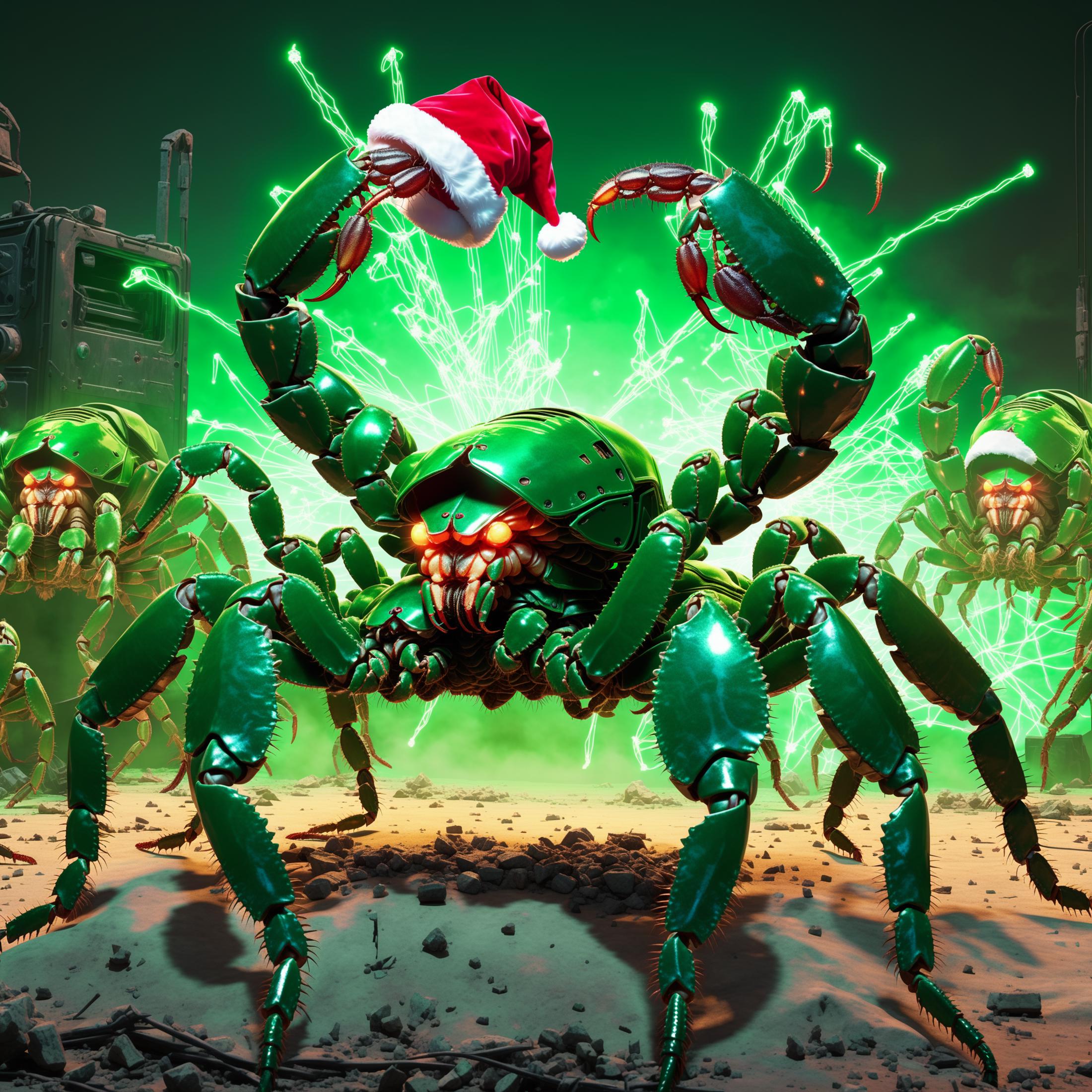 AI Overlord Santas - The Green Team LoRA image by eurotaku