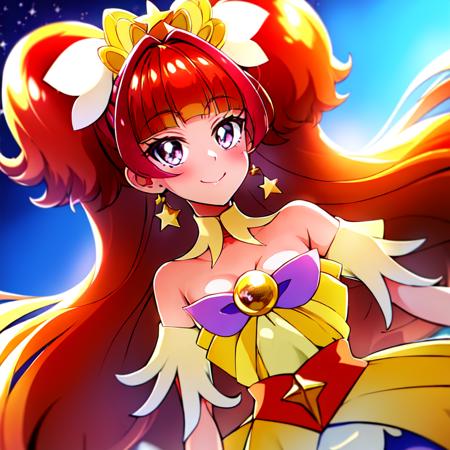 ((detailed clothes features,masterpiece,highres)) 1 girl,cure twinkle<lora:cure twinkle_v4-000004:1>