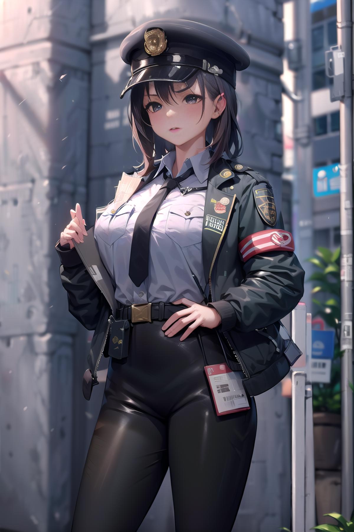 Anime Girl Cop