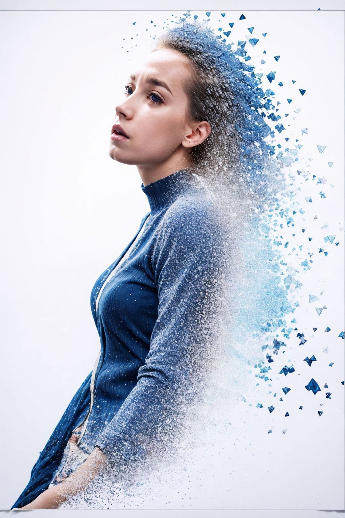 Disintegration Effect (I dont feel so good) | Concept LoRA image by Fusch