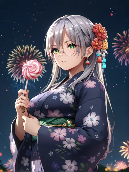 和泉ユキ(浴衣)/Izumi Yuki(yukata)/Yuki Izumi/Heaven Burns Red