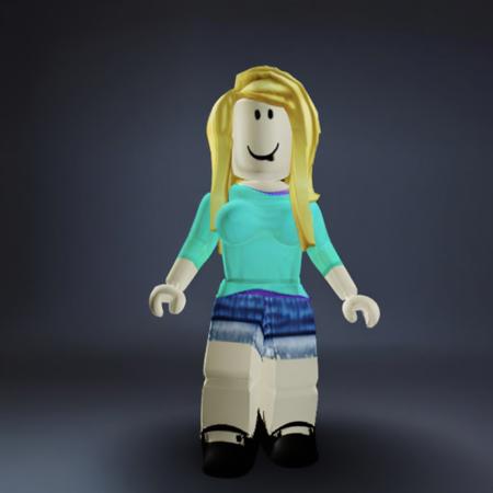 Noodle Hair/Blonde Girl - Roblox Avatar V1