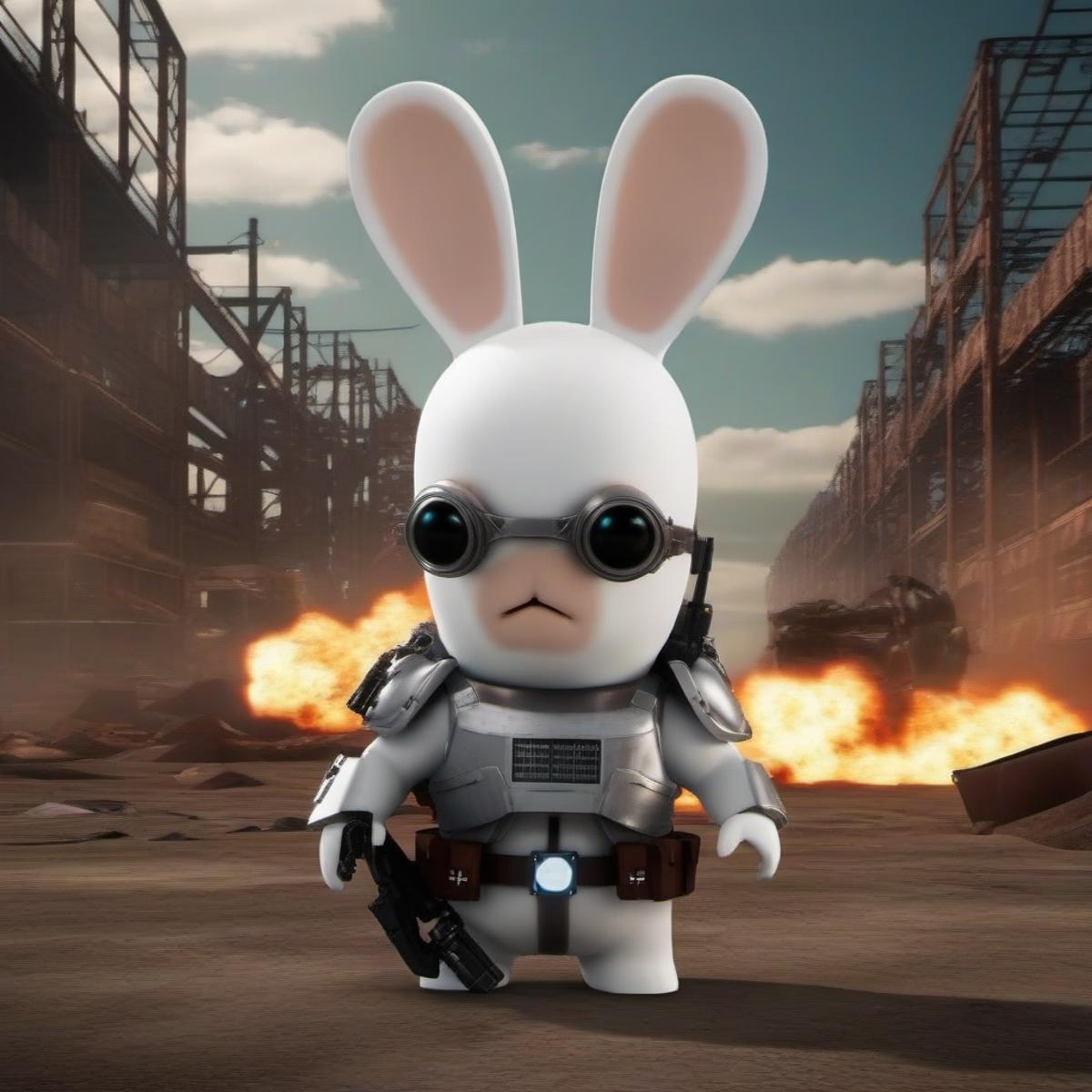 Rabbids / Raving Rabbids / Lapins Crétins - SDXL image by PhotobAIt