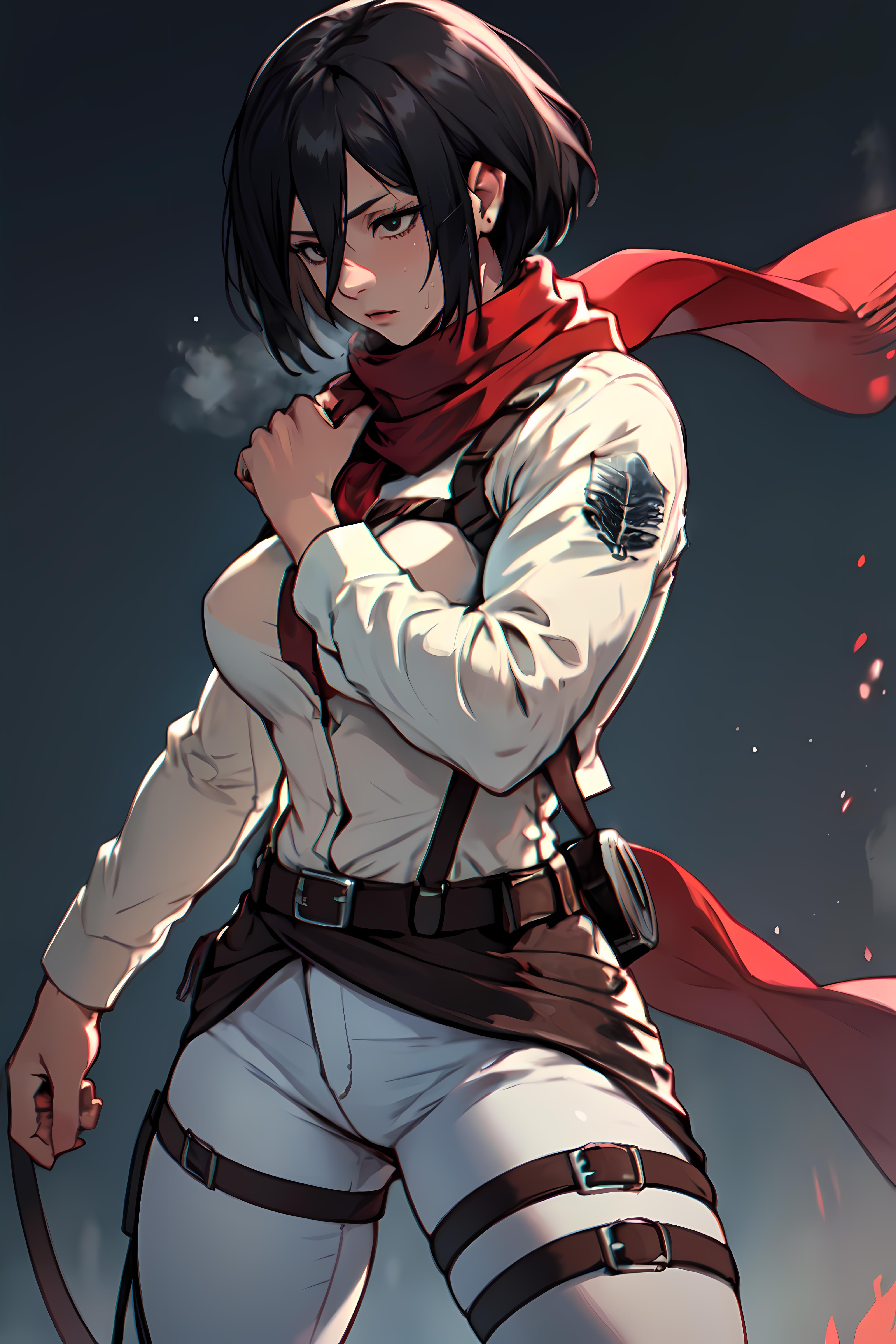 Mikasa Ackerman ミカサ・アッカーマン / Shingeki no Kyojin image by 0rototeen