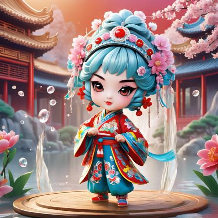 chibi chinese peking opera full body