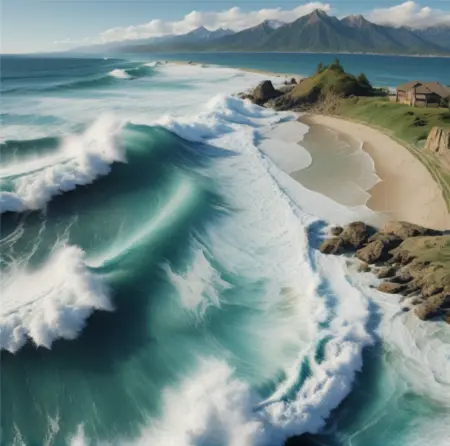 Real Wave (near viewer)