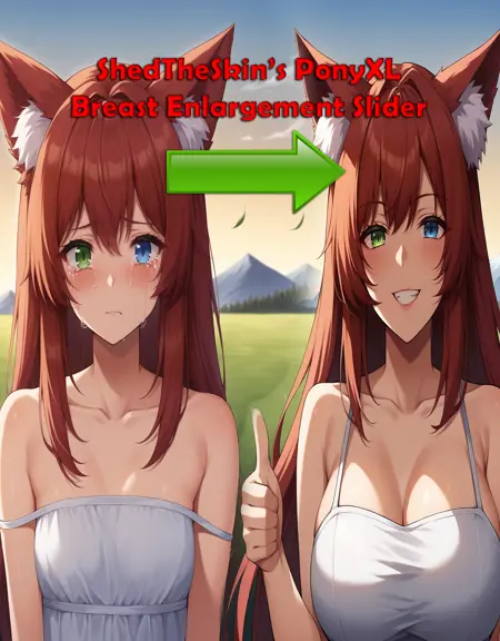 Breast Enlargement Slider LoRA | PonyXL