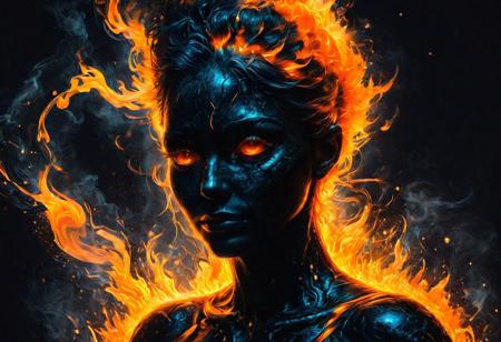 Silhouette real, breathtaking detailed, masterpiece, lovely, charming, awe-inspiring, radiant, magnificent. (real female withvibrant orange glowing smoldering accent and shiny gold color scheme:1.02). glossy.
<lora:InkArtXL_1.2:0.4> <lora:FaeTastic:0.35> . award-winning, professional, highly detailed . extremely high-resolution details, photographic, realism pushed to extreme, fine texture, incredibly lifelike, high contrast, well defined, realistic skin, detailed skin.