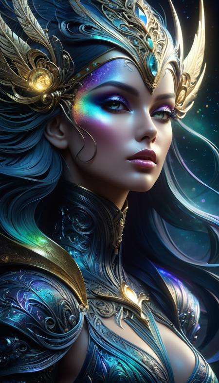 <lora:add-detail-xl:1>,   <lora:SDXLAuroraStyle:0.5> AuroraStyle, ultra detailed artistic photography, midnight aura, night sky, detailed gorgeous face, dreamy, glowing, backlit, glamour, glimmer, shadows, oil on canvas, brush strokes, smooth, ultra high definition, 8k, unreal engine 5, ultra sharp focus, art by alberto seveso, artgerm, loish, sf, intricate artwork masterpiece, ominous, matte painting movie poster, golden ratio, trending on cgsociety, intricate, epic, trending on artstation, by artgerm, h. r. giger and beksinski, highly detailed, vibrant, production cinematic character render, ultra high quality model