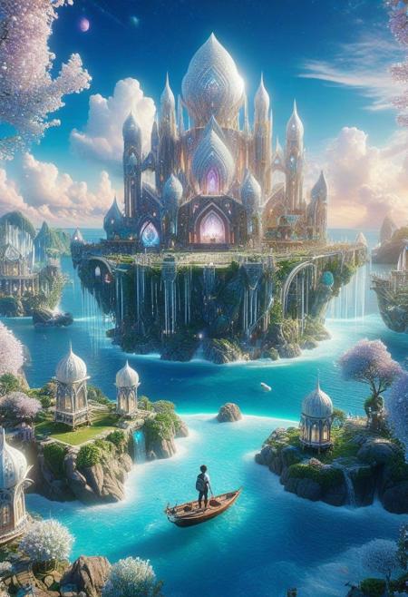 score_9, score_8_up, score_7_up,
* masterpiece, best quality, 8K, anime, **young male adventurer**, vast pearl-crystal sky-island, **floating structures**, whimsical, fantasy landscape, vibrant, wide shot.
pearlum,
aidmaimageupgrader,aidmamj6.1,