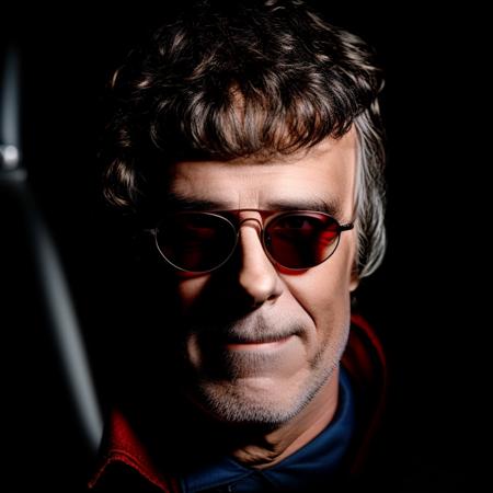 portrait photo of sks man with a guitar and glasses, very detailed face, high quality, in the night, 8k  <lyco:locon_perfecteyes_v1_from_v1_64_32:0.80> <lora:spinetta:1>