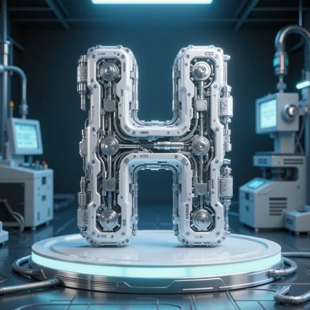 FLUX-3D Metal Mechanical Font v1.0