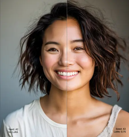 Freckles and natural skin Slider LoRA for Chroma