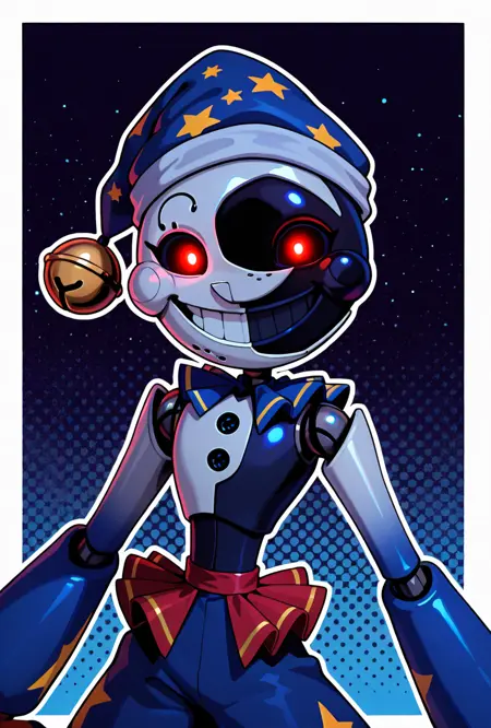 Moon Daycare Attendant -- FNAF / Five Nights at Freddy's Security Breach Noob + Illust