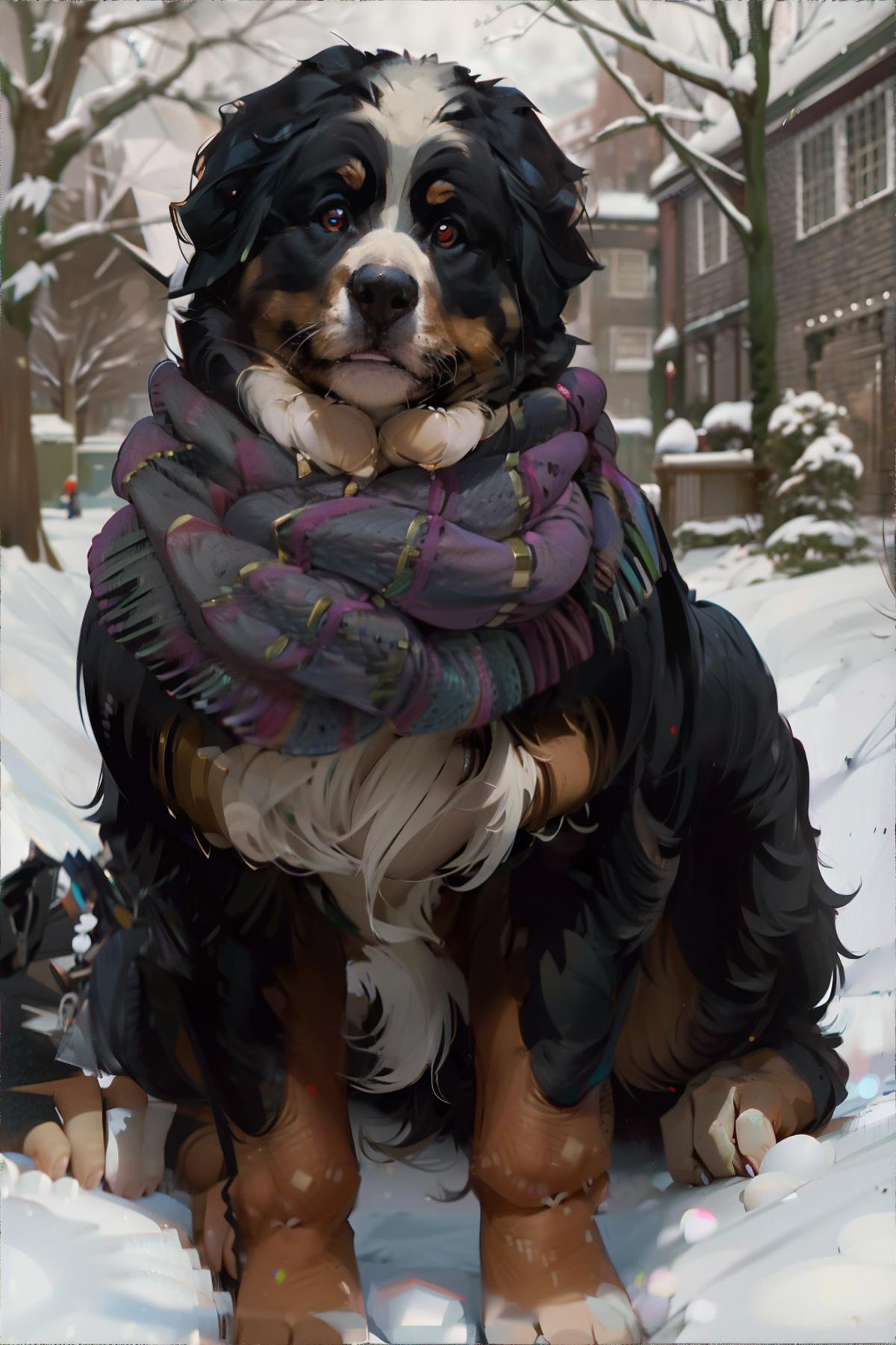 [LoRA] Bernese Mountain Dog image by bzlibby