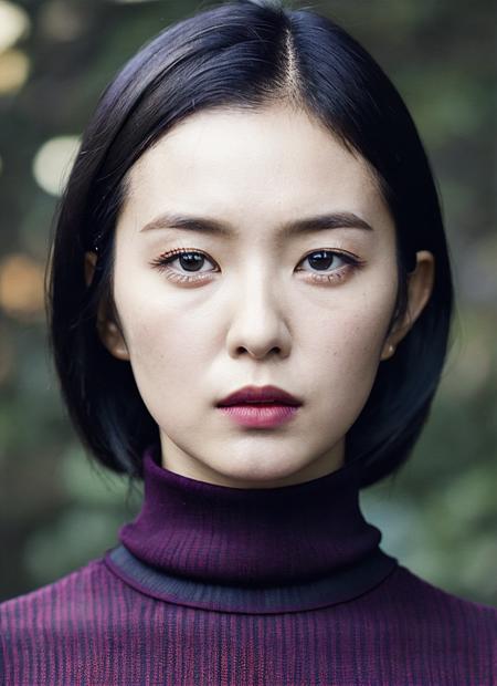 A stunning intricate full color portrait of (sks woman:1), wearing a black turtleneck, epic character composition, by ilya kuvshinov, alessio albi, nina masic, sharp focus, natural lighting, subsurface scattering, f2, 35mm, film grain, <lora:locon_irene_v1_from_v1_64_32:1.25>