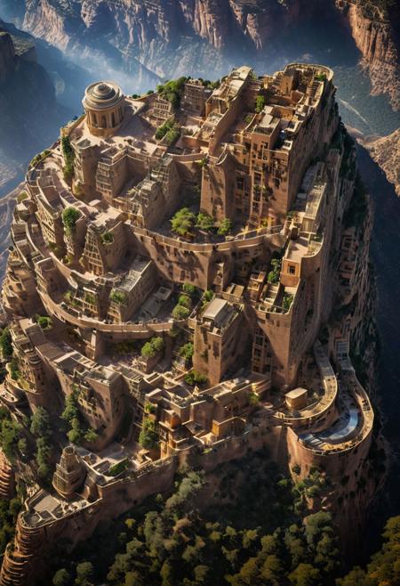 (The colonial city of the future, in the mist-filled Grand Canyon, on an unknown Earth-like planet, 2 moon on sky, Spaceship flight connects colonies, waterfulls:1.3), (Machu Picchu, a mountain settlement, incredibly spectacular:1.2), (Mario Botta:1.3), (avant-garde, future, reality, science fiction, photorealistic), (modern architecture:1.2), 
(Large Files, Ultra Realistic, 8K, 16k, FHD, HD, VFX, Perfect, Photography, composition, Architecture Sales Photography, Architecture Competition, Ultra High Resolution, Cinematography, High Resolution Image:1.1), (dramatic lighting, direct sunlight, ray tracing, clear shadow:1.2),  (real landscape:1.1), (blurred background:1.0), (urban background, more_details) ,
ac_neg1, great lighting, clear, hillscastel, extrusionbuilding, vertical