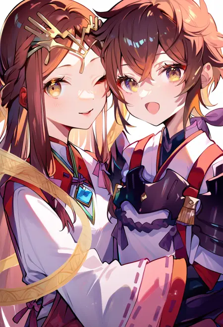 Xenoblade Chronicles 2 - Lora & Hzae (ラウラ & カスミ) PonyXL