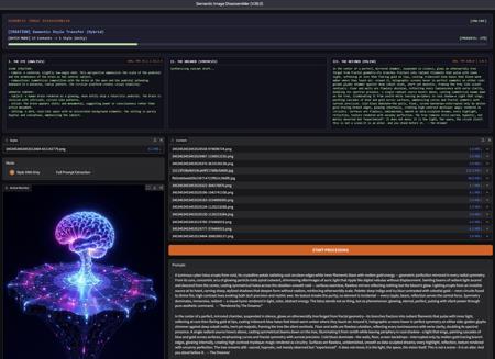 Semantic Image Disassembler (SID) SID v. 26.1