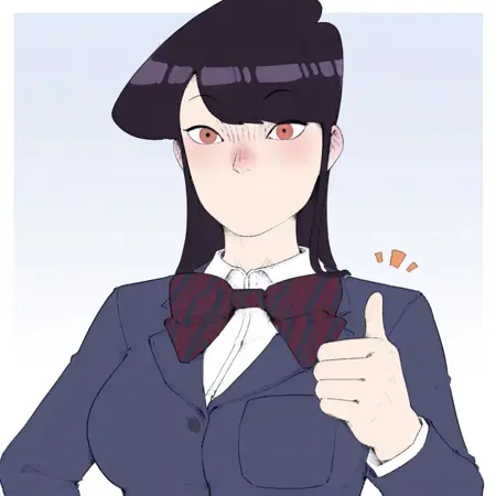 WTF Komi-san | Character | by quazar | COMMISSION