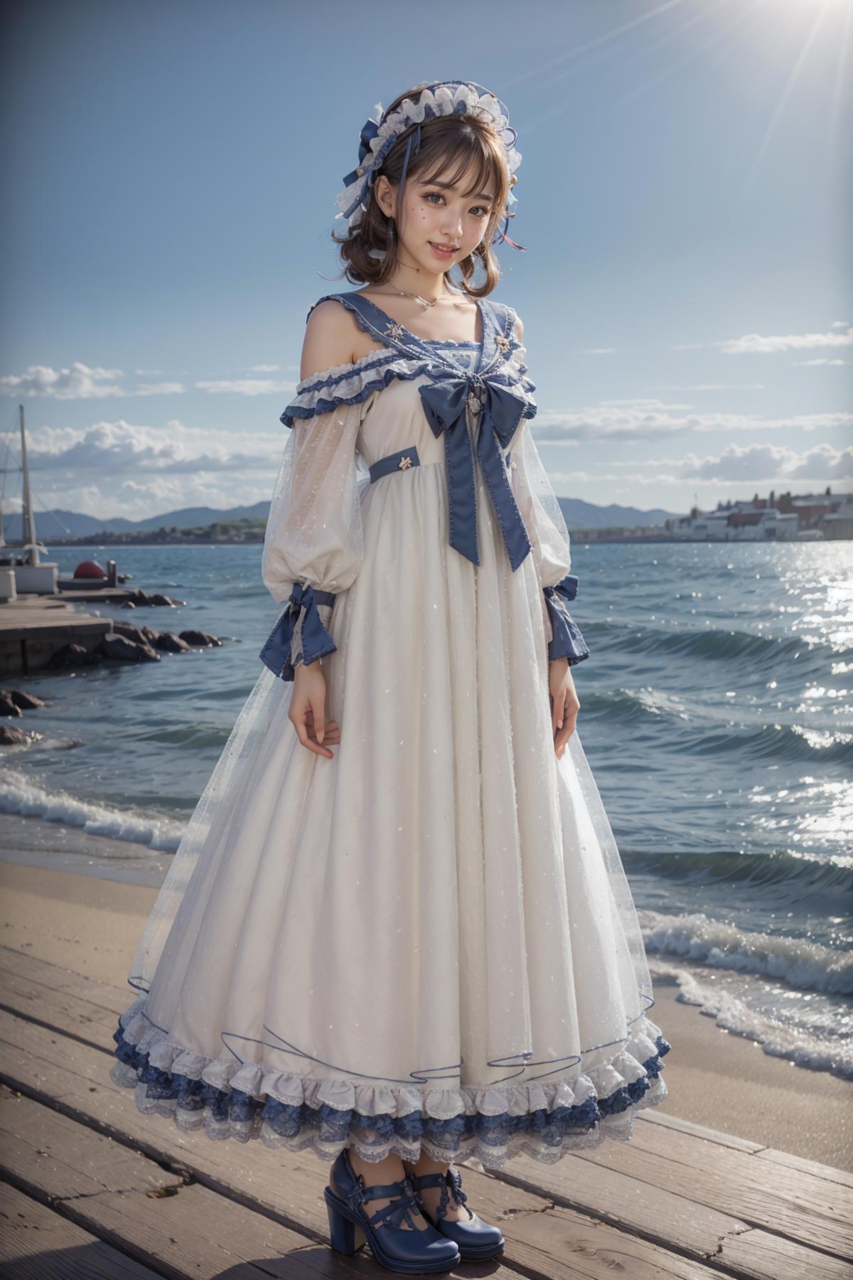 【浅海星辰】Dress No.11 White Dress image by feetie