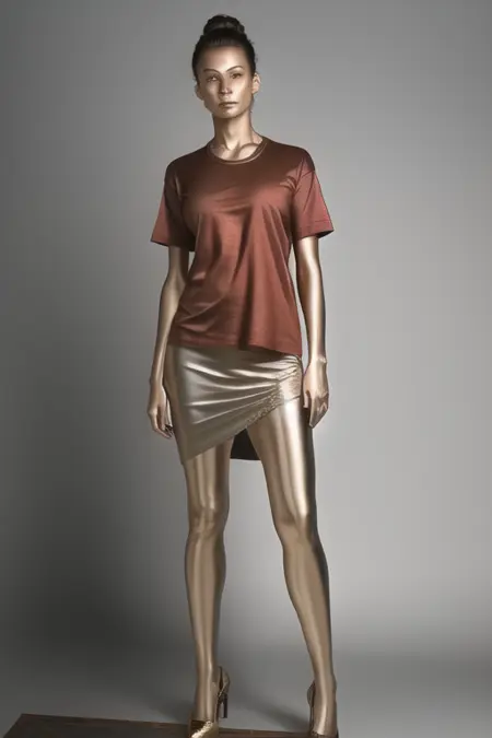 gold bodypaint