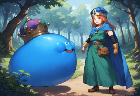  king slime,slime (dragon quest),crown