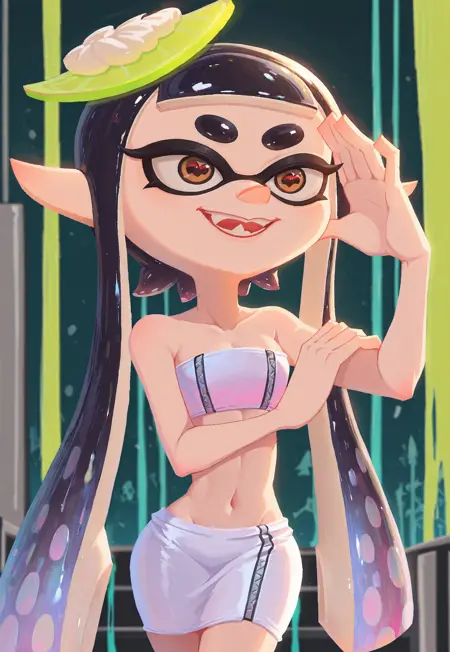 Callie (Summer Nights Outfit) Game-accurate [Illustrious]