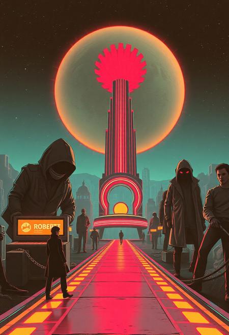 Avant-garde , Robert T techno style , retro futurism