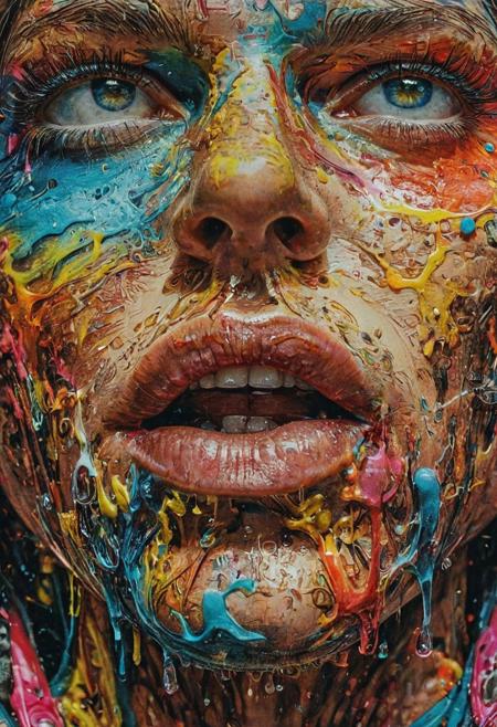 highly detailed . extremely high-resolution details, photographic, Illustration by beautiful, cmyk, expressive eyes!! intricate, 🐎🍑, beautiful iphone wallpaper, medium [ graffiti ], by sun kehong, 32 colors, splashes of liquid, complex, elegant, expansive, fantastical, film photography style,  medium grain, FRESHIDESH Moebius comic book