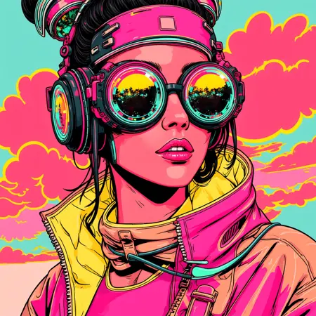 Vibrant Futurism Comics