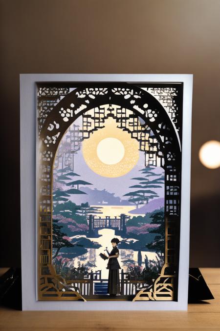 <lora:PaperCuttingLight:0.8>, (Paper Cutting:1.3), night light, (ultra realistic, 32k, RAW photo, high detailed skin:1.1)
(masterpiece, best quality:1.5), 
Cheongsam, The Water Gardens of Dorne, Foggy conditions,