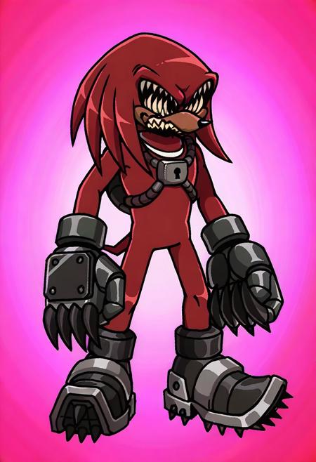 Knuckles_alt (Sonic.exe/Friday Night Funkin Vs Sonic.exe) Illustrious V1