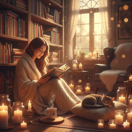 Dreamy cozy reading room v2.0e
