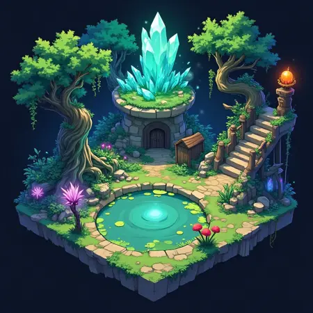 DP_Isometric Scene Design_Game Scene Generation