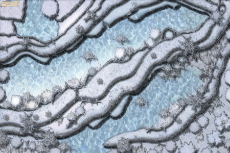 (map),a bunch of snow flakes on a blue surface,(decorations) ,<lora:WinterMaps-15:0.75>