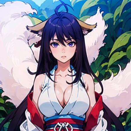 (RAW photo, best quality),masterpiece,an extremely delicate and beautiful,extremely detailed,CG,2k wallpaper,Amazing,finely detail,extremely detailed CG unity 8k wallpaper,huge filesize,ultra-detailed,huyao,1girl,solo,(fox ear:0.9),purple eyes,purple hair,hanfu,belt,upper body,medium breasts,
<lora:huyao_20230727201550:0.9>,, (RAW photo, best quality),masterpiece,an extremely delicate and beautiful,extremely detailed,CG,2k wallpaper,Amazing,finely detail,extremely detailed CG unity 8k wallpaper,huge filesize,ultra-detailed,