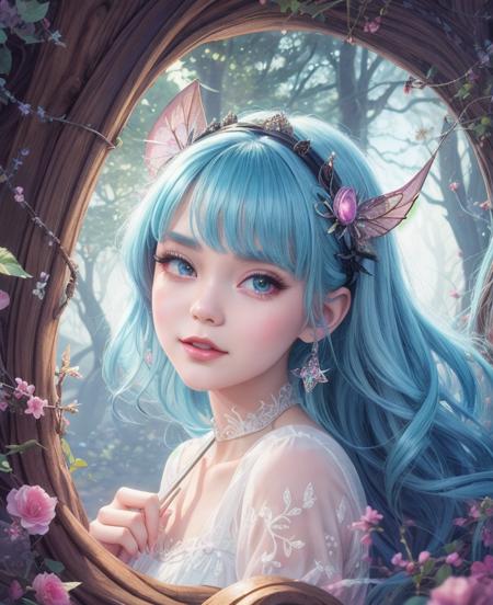 witch, super cute spider with big bright eyes, digital painting, dreamlike, intricate details, sharp focus, trending on artstation, art by lois van baarle and loish and ross tran and rossdraws and sam yang and samis arts and artgerm, fairy tales, pixar, disney, dreamworks style, surrounded by magical fairies in a dreamlike forest, rendered in intricate detail in a digital painting with sharp focus, inspired by fairy tales and animated movies from pixar, Disney, and dreamworks, and created by the talented artists lois van baarle, Loish, Ross Tran, Rossdraws, sam yang, samis arts, and artgerm, Trending on Artstation, this artwork is sure to capture hearts with its delightful charm, (Chibi:1,3)